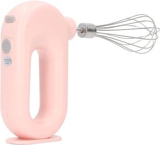 No Brand Batidora De Mano El&eacute;ctrica - Recargable Por Usb - Batidora Inal&aacute;mbrica - 4 Niveles Ajustables - Batidora De Huevos - Espumador De Leche - Rosa