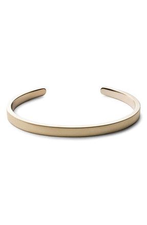 Miansai Matte Cuff Bracelet in Matte Brass at Nordstrom, Size Medium