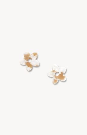 Machete Jewelry Petite Flower Charms in Taupe Shell at Nordstrom