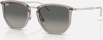 Ray-Ban Grey Gradient Irregular Unisex Sunglasses RB4451 680271 53