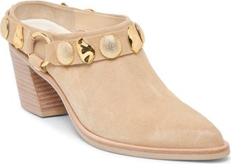 Dolce Vita Kanyon Studded Suede Mule in Dune Suede at Nordstrom, Size 10
