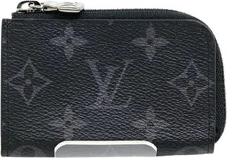 Louis Vuitton Pre-owned Wallets, male, Black, Size: ONE SIZE Pre-owned Canvas Wallet