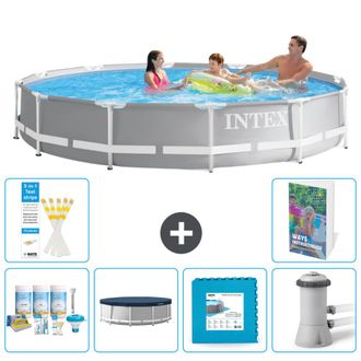 Intex Piscina Prism Frame Redonda - 366x76 Cm - 7-piezas S66