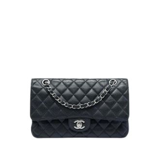 Chanel Pre-owned Double Flap Schoudertas - Dames - Pre-owned - Zwart - Maat: ONE Size Leer