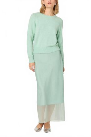 Astr Keyara Flowing Silhouette Skirt In Mint