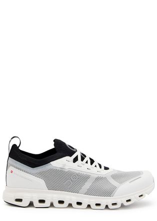 On Cloud 6 Versa Panelled Mesh-knit Sneakers - White And Black - 11.5 (IT45 / UK11)