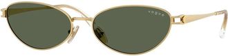 Vogue Eyewear Vo 4369S Zonnebril - Dames - Zonnebrillen - Geel - 56 MM - Accessoires