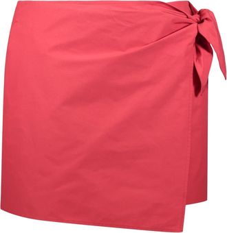 Red Valentino Shortsrok - Dames - Bermuda - Rood - XS - Katoen - Korte Broeken