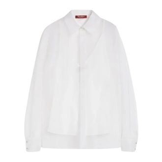 Max Mara Shirts, female, White, Size: XS Max Mara Studio Shirts White