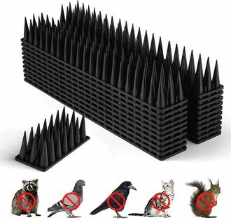 OEM Pincho Antipalomas, 4,8 Metros, Pl&aacute;stico, Para Balc&oacute;n, Repelente De Palomas, Antigatos, Antip&aacute;jaros, Para Asustar Palomas, Cuervos, Gorriones, Gatos, 
