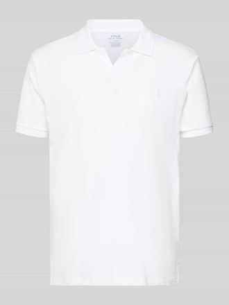 Polo Ralph Lauren Slim Fit Poloshirt aus Baumwoll-Mix in Weiss, Gr&ouml;&szlig;e XXL