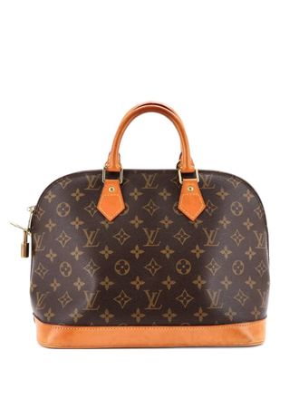 Louis Vuitton Vintage Alma Handbag Monogram Canvas PM satchel - Marrone