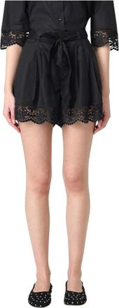 Twinset Korte Broeken, Dames, Zwart, L, Zwart Vrouwenset