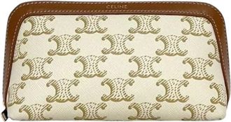 Celine Pre-owned Vintage Clutch - unisex - Vintage Clutch - Wit - ONE Size - Vintage