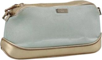Gucci Pre-owned Pouch - Dames - Vintage Clutch - Blauw - ONE Size - Vintage