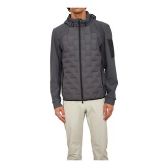 HUGO BOSS Jassen, Heren, Grijs, XL, Polyester, Buitenlaag