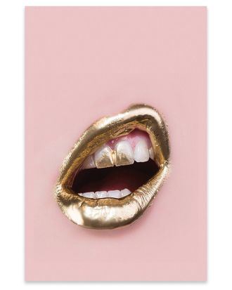 iCanvas Icanvas Golden Print On Acrylic Glass By Honeymoon Hotel