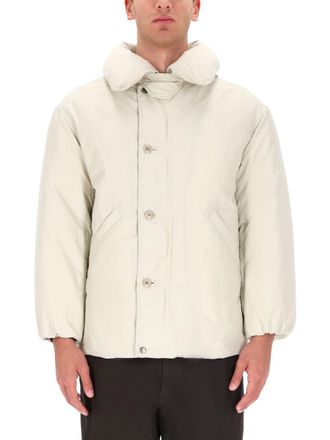 Christophe Lemaire Light Neutral Blouson Oversized Jacket