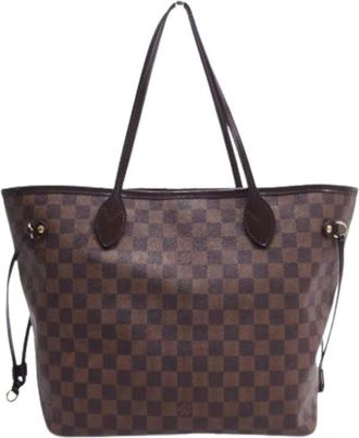 Louis Vuitton Pre-owned Tote Bags, female, Brown, Size: ONE SIZE Pre-owned Damier Canvas Tote Bag
