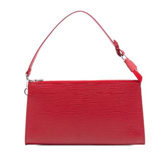 Louis Vuitton Pre-owned Womens Epi Pochette Accessoires - Red Leather - One Size