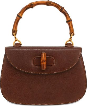 Gucci 1990s Bamboo shopper - Bruin