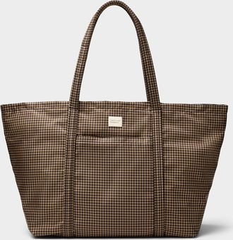 Loeffler Randall Womens Dina patterned XL tote bag With suitcase loop