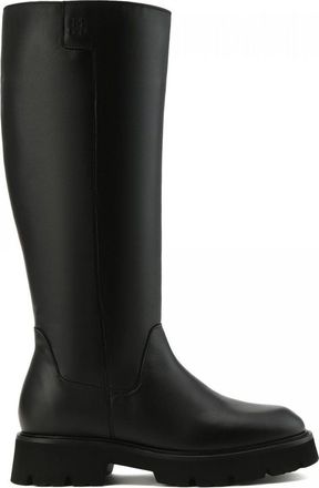 Marc O'Polo Black Giulia 4A Leather Tall Chunky Sole Boots