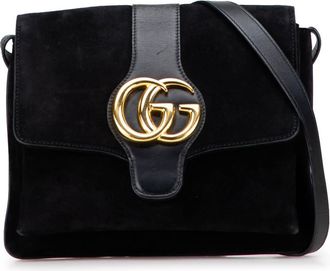 Gucci Pre-owned Gucci Medium Suede Arli Crossbody Ladies 550126 204991