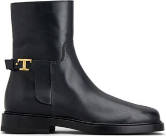 Tod's Stijlvolle Enkellaarzen - Dames - Enkellaarsjes - Zwart - 41 EU - Schoenen