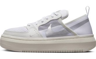 Nike Womens W Court Vision ALTA TXT Sneaker, White/Metallic Silver-SAIL, 6.5 UK