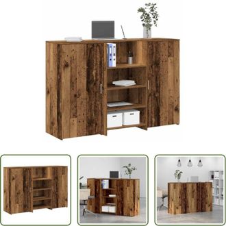 vidaXL Banco reception - Banco Reception Legno Antico 155x50x103,5 cm Legno Multistrato