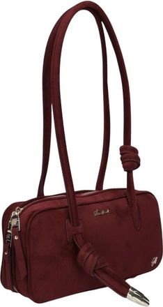 Steve Madden Brooted Schoudertas - Dames - Schoudertassen - Rood - ONE Size - Tassen
