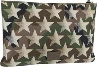 Valentino Pre-owned Clutches, female, Green, Size: ONE SIZE Pre-owned Vintage Clutch