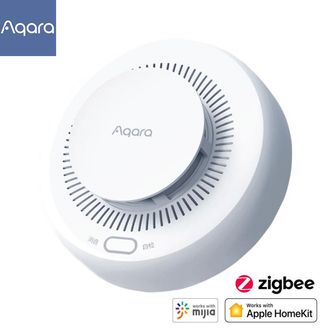 OEM Detector De Humo Inteligente Aqara, Alarma Contra Incendios Zigbee, Alerta Sonora, Aplicaci&oacute;n De Seguridad Para El Hogar, Control Remoto