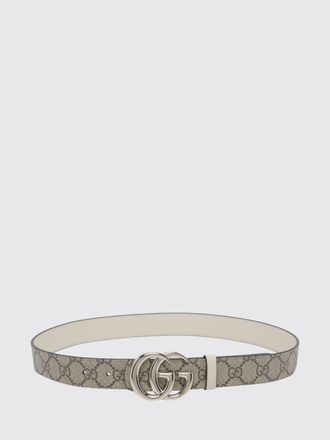 Gucci Cintura GG Marmont in tessuto spalmato con monogram e fibbia GG