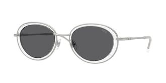 Diesel DL1018 100787 Mens Sunglasses Silver Size 51