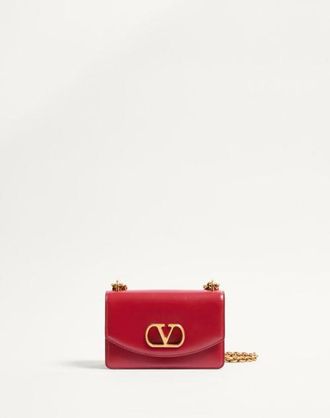 Valentino Garavani Valentino Garavani Vain Small Shoulder Bag In Shiny Calfskin Wo