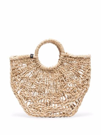 NANNACAY Maria tote bag - women - Straw - One Size - Neutrals