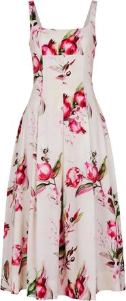 Nicholas Abito midi Alexandra - Bianco