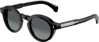 Moncler ME6012 AURONE 30013C Mens Sunglasses Black Size 47