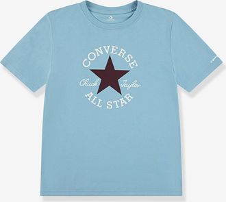 Converse Kinder T-Shirt Chuck Patch CONVERSE blau meliert