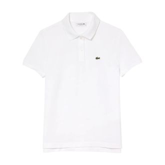 Lacoste Polo Shirts, female, White, Size: 2XL Polo Regular Fit Petit Piqu&eacute;