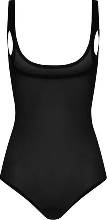 Wolford Body Modellante in Tulle - - Underwear - Donna - Nero - 2XL
