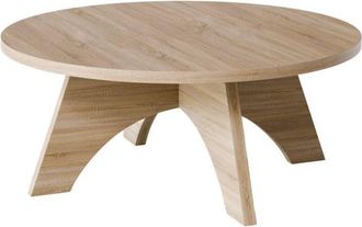 OEM Mesa De Centro Redonda Yuko &Oslash;90 Cm Roble Sonoma