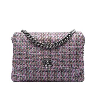 Chanel Pre-owned Leather chanel-bags - Dames - Pre-owned - Veelkleurig - Maat: ONE Size Leer