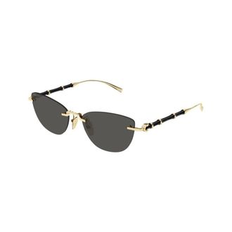 Gucci Cat-eye Sunglasses - female - Gucci - Sunglasses - Yellow - 55 MM - Accessories