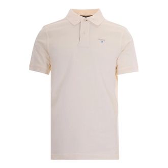 Barbour Tartan Pique Polo - male - Barbour - Polo Shirts - White - XL - Tops
