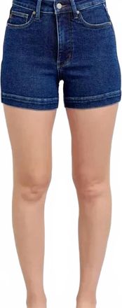Judy Blue Slay The Day Tummy Control Shorts In Dark Wash