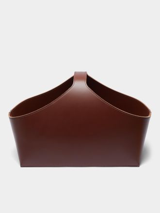 Rabitti 1969 Arco Leather Basket