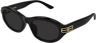 Balenciaga Zonnebrillen - Dames - Zonnebrillen - Zwart - 55 MM - Accessoires